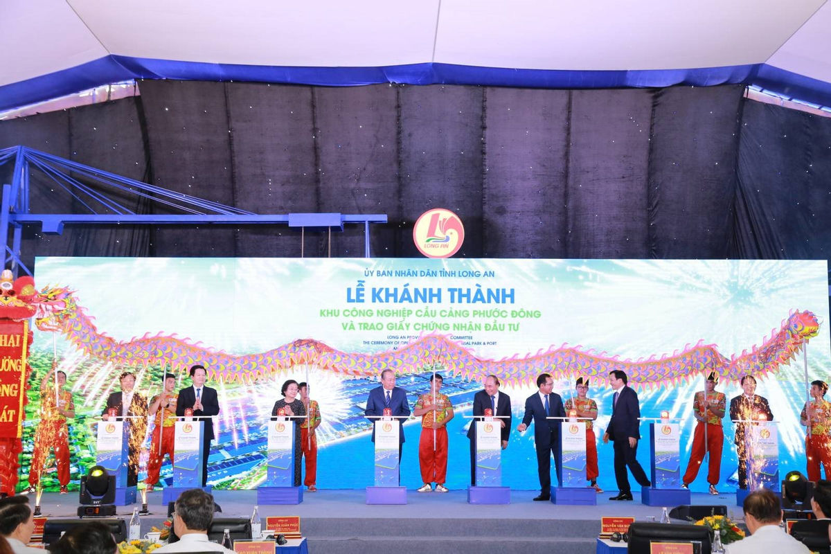 Long An khánh thành thêm dự án KCN Cầu cảng Phước Đông