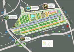 Sơ đồ tổng quan dự án Phúc An Garden