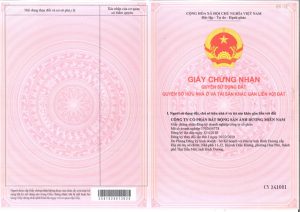Sổ hồng nhà phố dự án Phúc An Garden