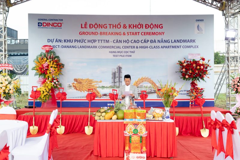 Hình ảnh khởi công tòa nhà Landmark Đà Nẵng