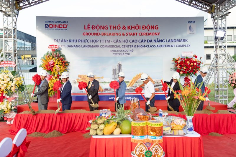 Hình ảnh khởi công tòa nhà Landmark Đà Nẵng