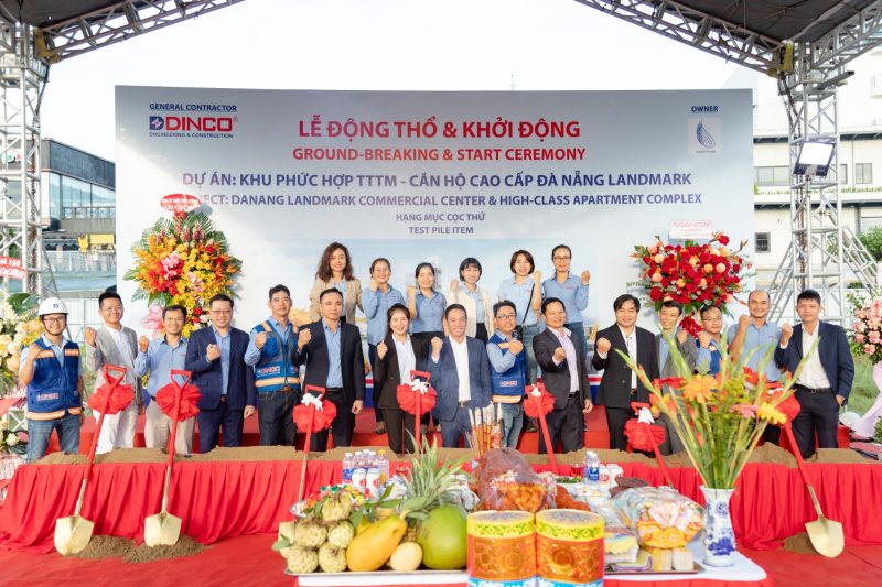 Hình ảnh khởi công tòa nhà Landmark Đà Nẵng